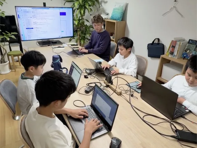 原田先生が教えている写真2